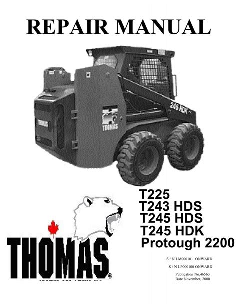 thomas skid steer wiring diagram|thomas 85 engine repair manual.